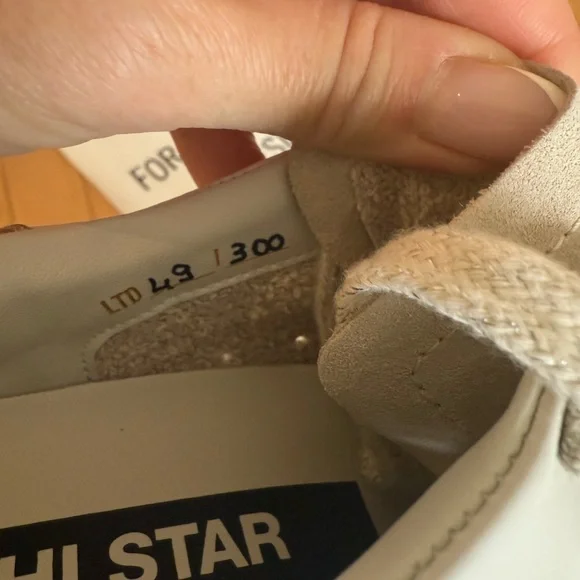 Worn once Golden Goose Hi Star Optic White Sneakers 37 - Picture 9 of 10